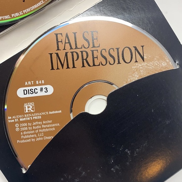 False Impression 5 C D Book by Jeffrey Archer - Picture 7 of 11